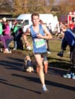 Adrian Bailes (Birtley) wins the under-17 mens Heaton Memorial Road Race, Newcastle Town Moor. Photo: David T. Hewitson/Sports for All Pics
